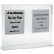 Bowman Dispensers Physical Barrier - Sign Holder - Medium PB005-0811 - alternate 2